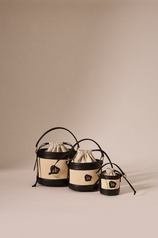 MILAN STRAW BASKET BAG