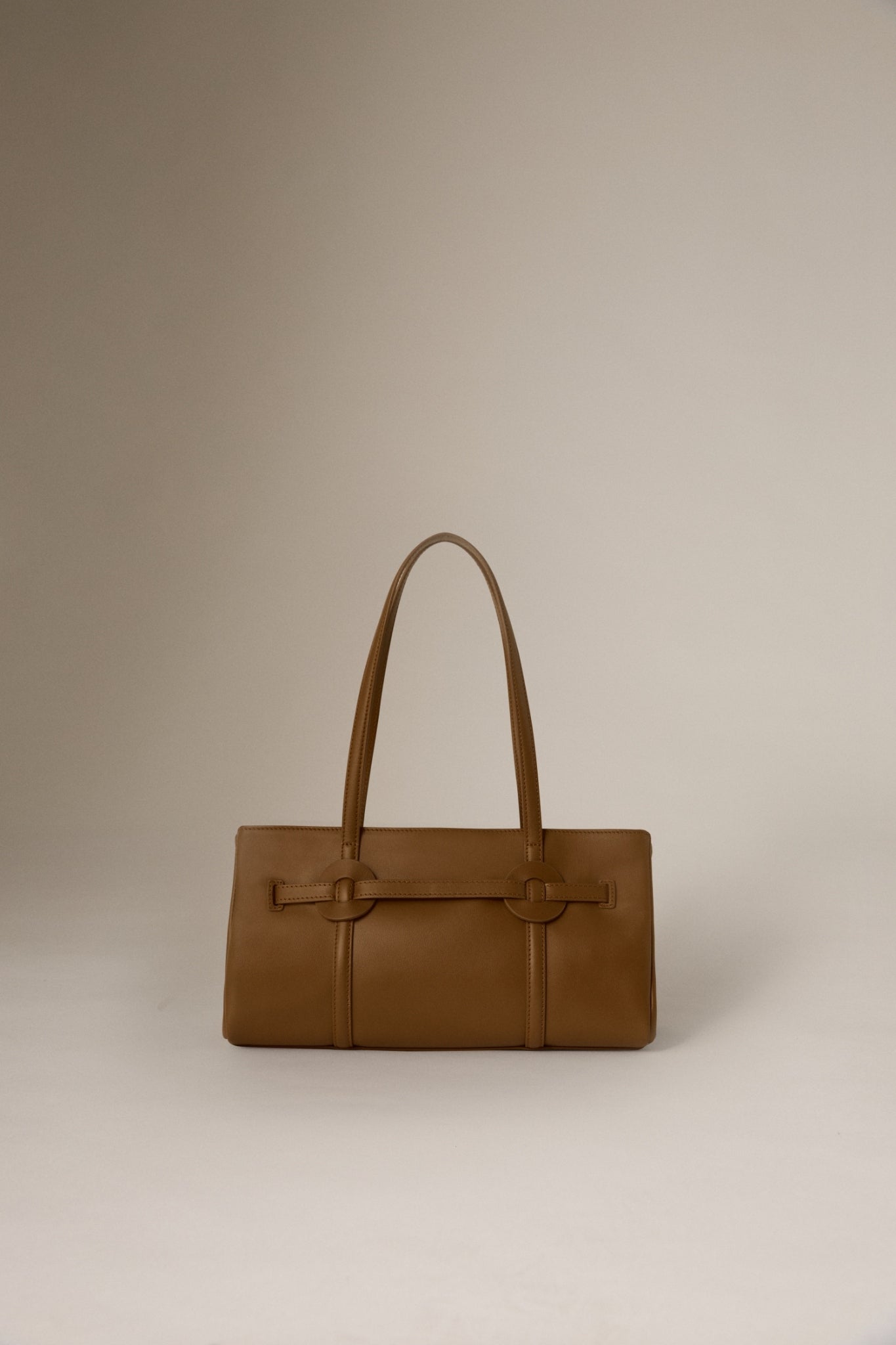 CALF LEATHER DONUT TOTE / FALL WINTER 2024